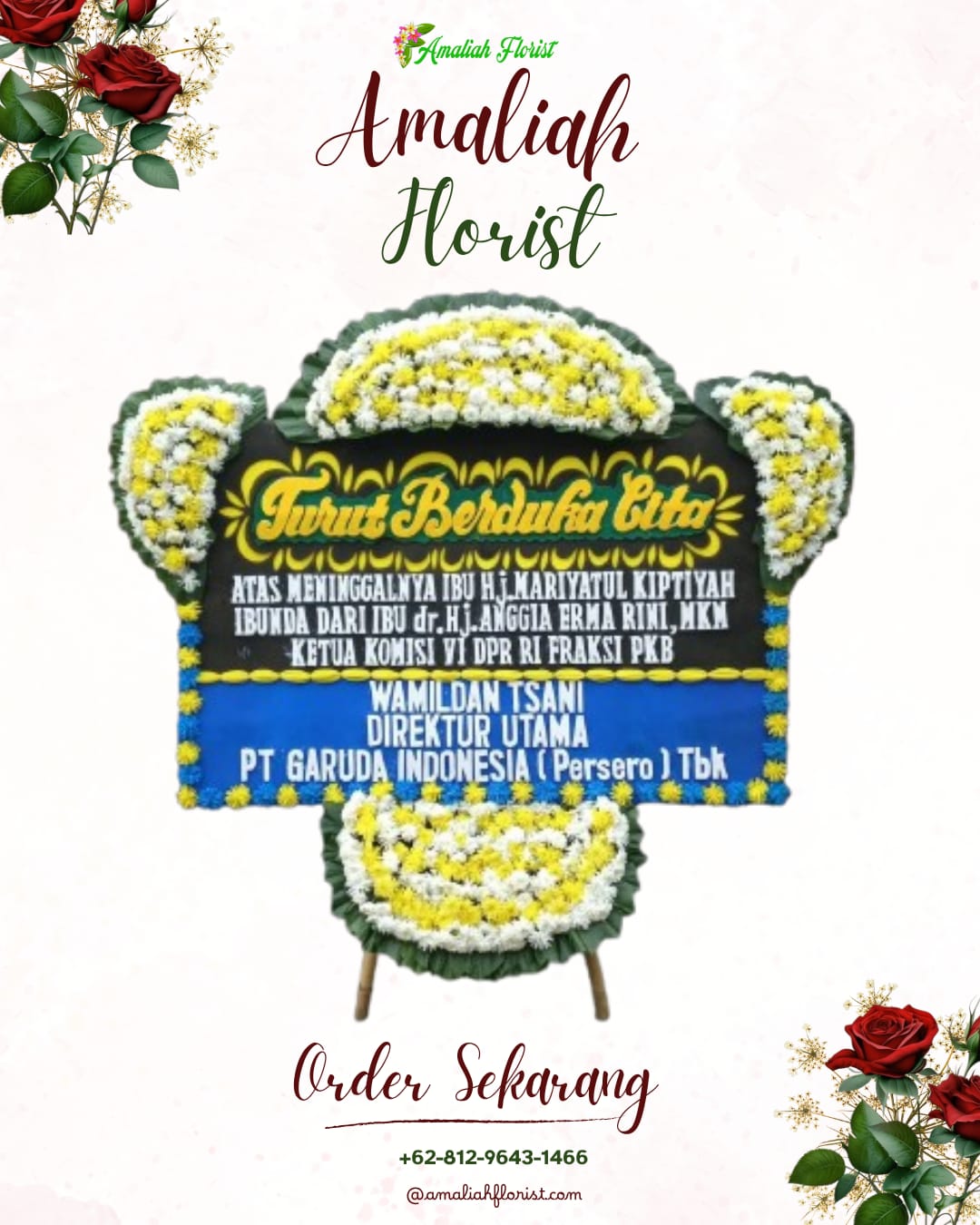 Papan Bunga Duka Sekarbela